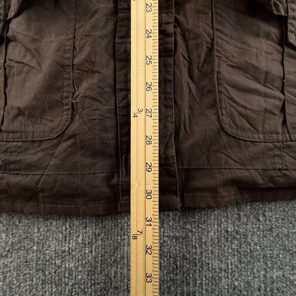 Barbour Flyweight Urban Jacket Tartan Lined Waxed Brown Women Full Zip Size 16 - Picture 6 of 16